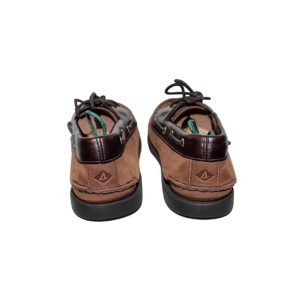 Sperry Top-Sider Authentic Original Boat Shoes 11.5 M Brown Nubuck Excellent